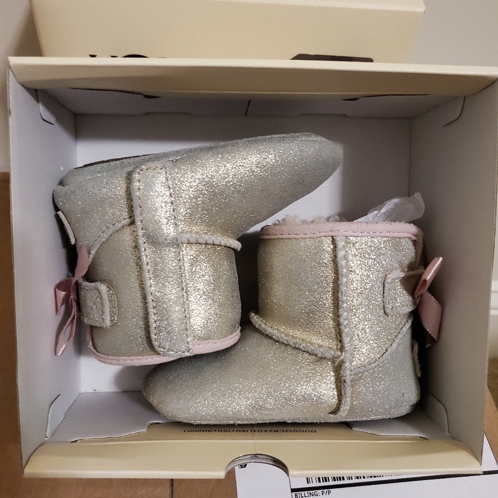 Baby UGG Jesse Bow II Gold Infant Boots